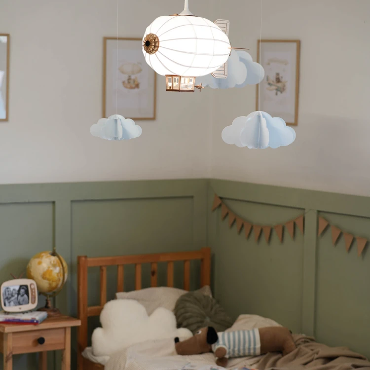 Lampa sterowiec do pokoju dziecka – ciepłe i przytulne oświetlenie