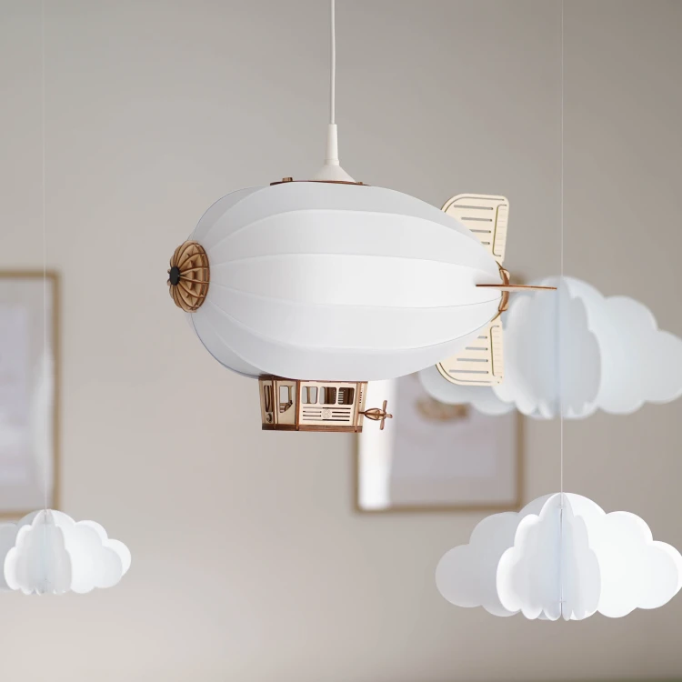 Chmurki wiszące do pokoju dziecięcego – delikatna dekoracja wnętrza